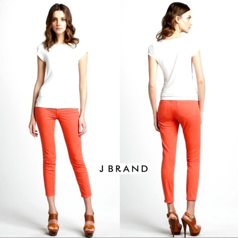 BUNDLE 3 for $75 
J BRAND Capri jeans in Coral Size 27